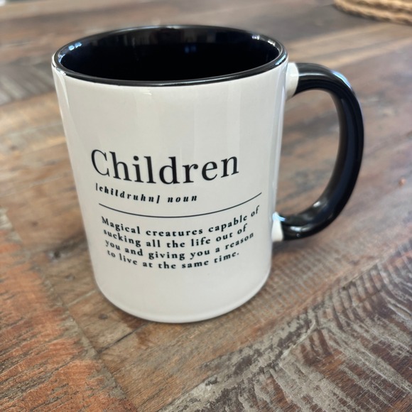 Children Definition Mug Funny Sarcastic Gift for Mom Dad Parent Coffee Cup - Picture 2 of 4